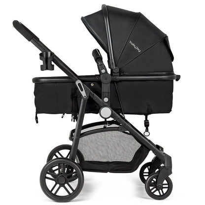 2-in-1 Foldable Pushchair Newborn Infant Baby Stroller