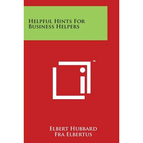 Helpful Hints For Business Helpers - Paperback