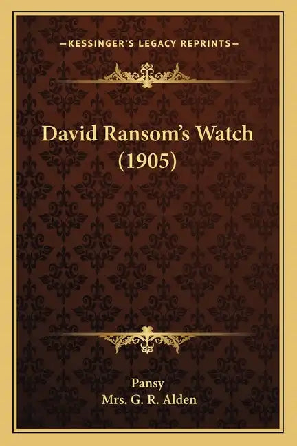 David Ransom's Watch (1905) - Paperback