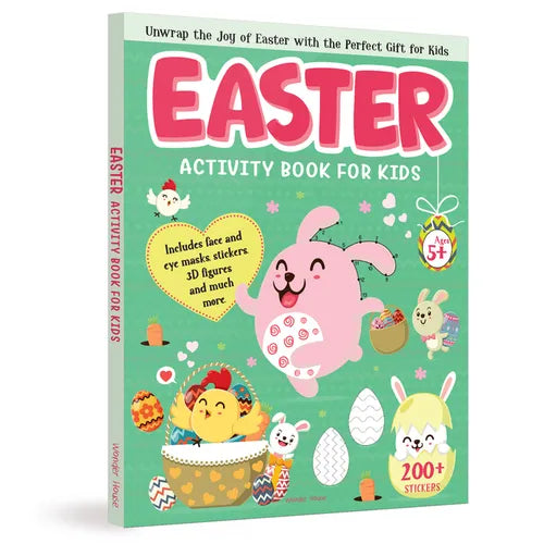 Easter Activity Book for Kids - Board Book