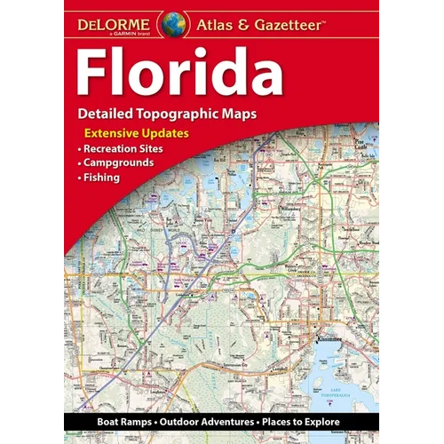 Delorme Atlas & Gazetteer: Florida - Paperback