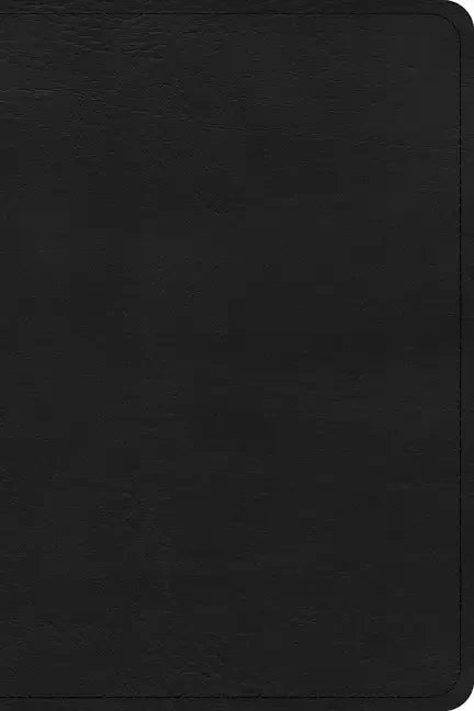 CSB Large Print Compact Reference Bible, Black Leathertouch - Imitation Leather
