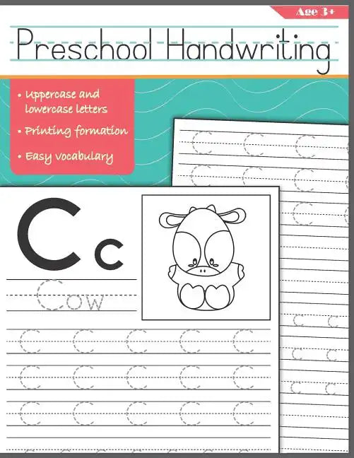 Preschool Handwriting: First Tracing Letters Alphabet Books for Kids - Paperback