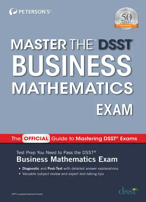 Master the Dsst Business Mathematics Exam - Paperback