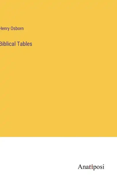 Biblical Tables - Hardcover