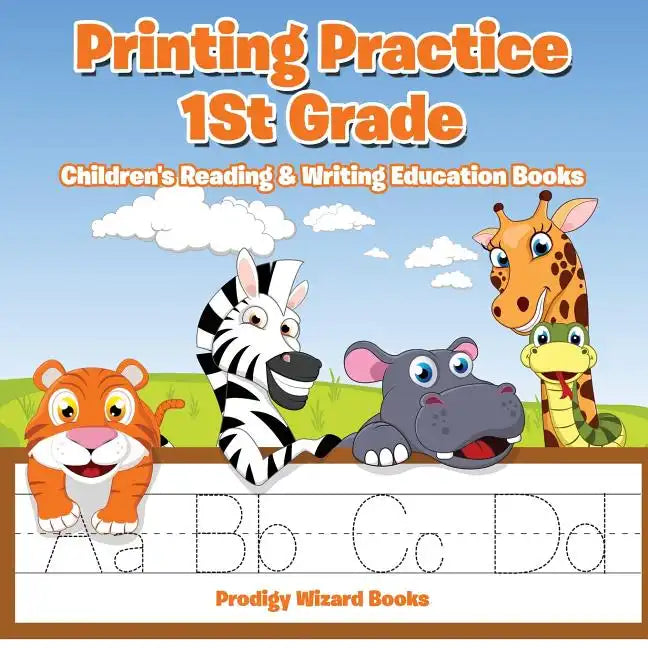 Printing Practice 1st Grade: Children's Reading & Writing Education Books - Paperback