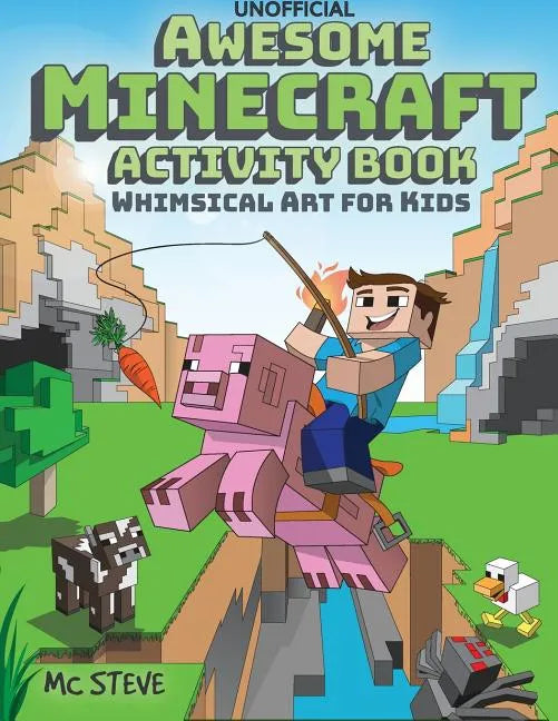 Awesome Minecraft Activity Book: Whimsical Art for Kids - Paperback