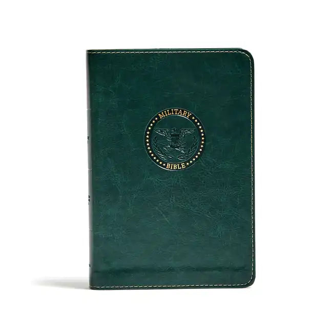 CSB Military Bible, Green Leathertouch - Imitation Leather