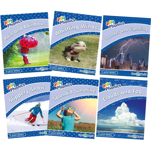 Jolly Phonics Readers Level 4, Our World, Complete Set: In Print Letters (American English Edition) - Paperback