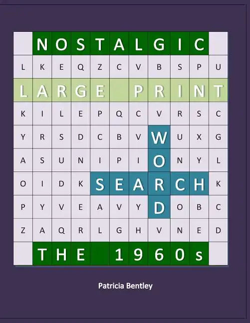 Nostalgic Large Print Word Search: The 1960s - Paperback