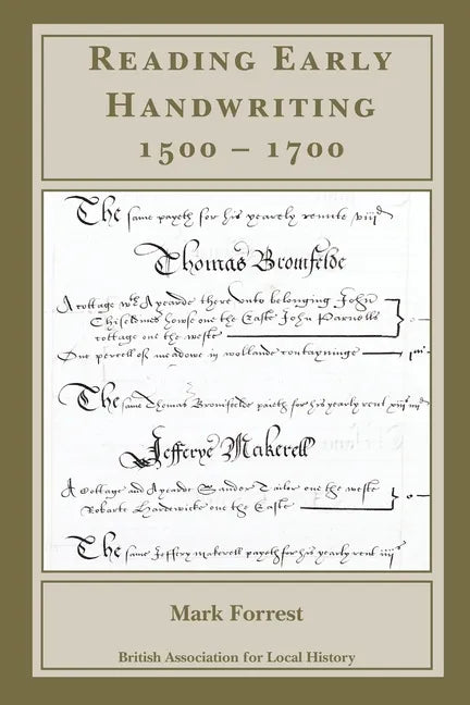 Reading Early Handwriting 1500-1700 - Paperback
