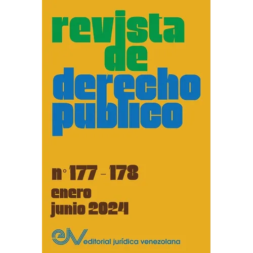 REVISTA DE DERECHO PÚBLICO (Venezuela), No. 177-178 (enero-junio 2024) - Paperback