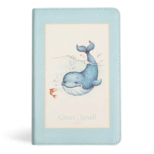 KJV Great and Small Bible, Baby Blue Leathertouch: A Keepsake Bible for Babies - Imitation Leather