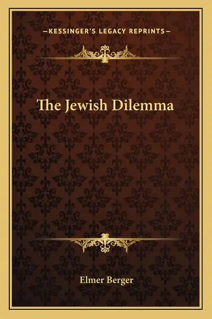 The Jewish Dilemma - Paperback