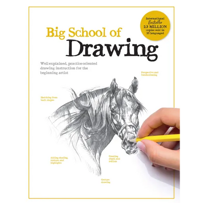 Big School of Drawing: Well-Explained, Practice-Oriented Drawing Instruction for the Beginning Artist - Paperback