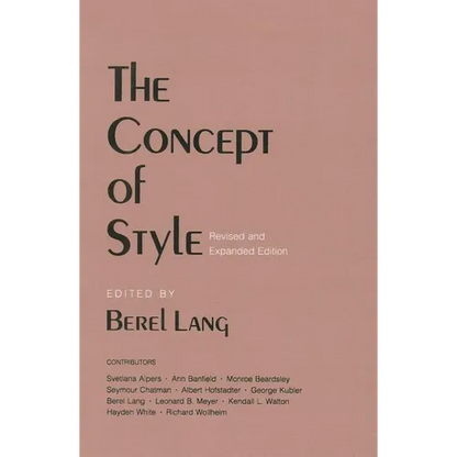 The Concept of Style - Paperback