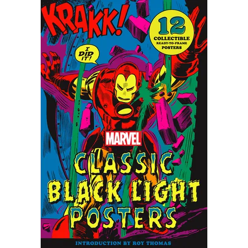 Marvel Classic Black Light Collectible Poster Portfolio - Hardcover