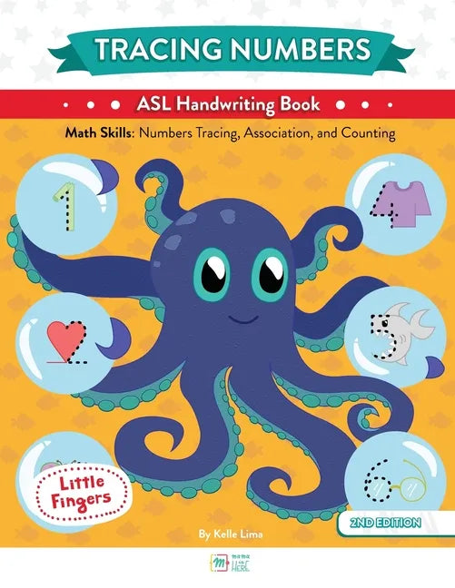 Tracing Numbers: ASL Handwriting Book - Paperback