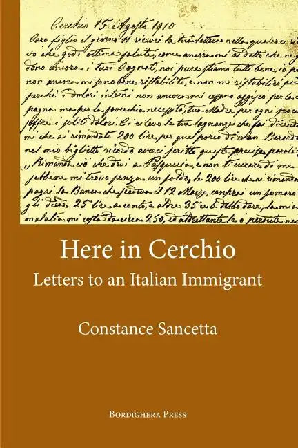 Here in Cerchio: Letters to an Italian Immigrant - Paperback