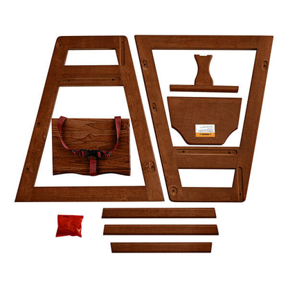 Wooden High Chair for Toddler - Stackable - Unassembled
