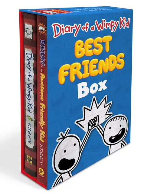 Diary of a Wimpy Kid Best Friends: 2-Book Hardcover Gift Set: Diary of a Wimpy Kid and Diary of an Awesome Friendly Kid - Boxed Set