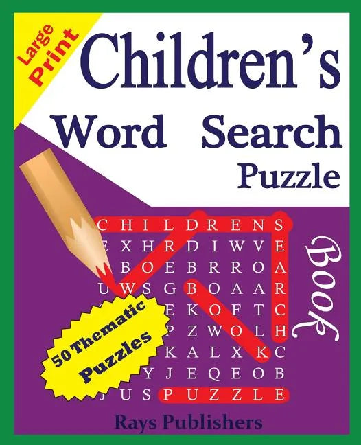 Children's Word Search Puzzle Book - Paperback