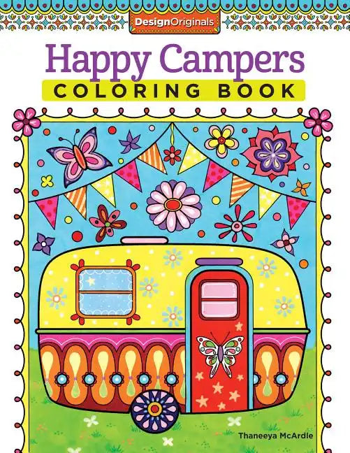 Happy Campers Coloring Book - Paperback