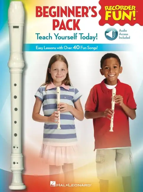 Recorder Fun! Beginner's Pack with Flute: Teach Yourself Today - Easy Lessons with Over 40 Fun Songs! - Paperback