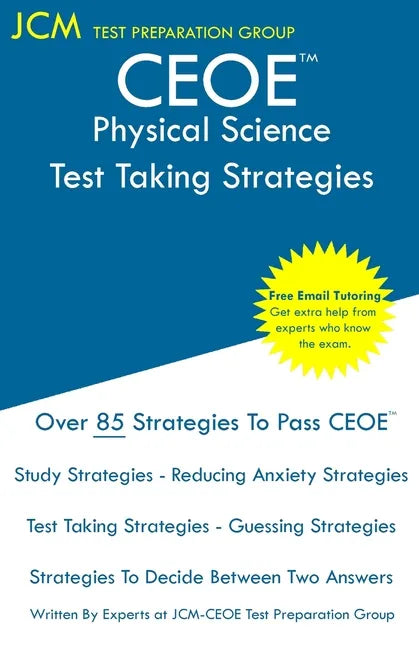 CEOE Physical Science - Test Taking Strategies - Paperback