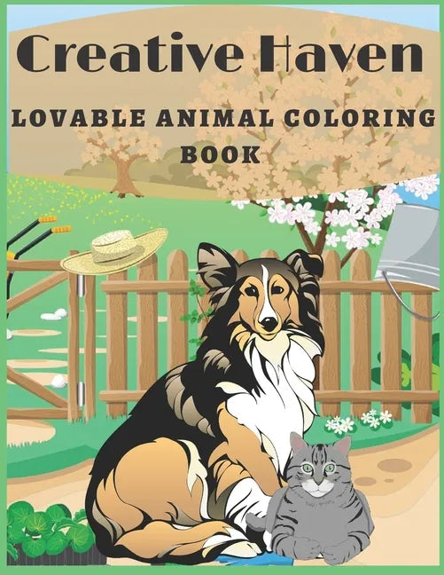 Creative Haven Lovable animal Coloring Book: Creative Haven Lovable Cats and Dogs Coloring Book - Paperback