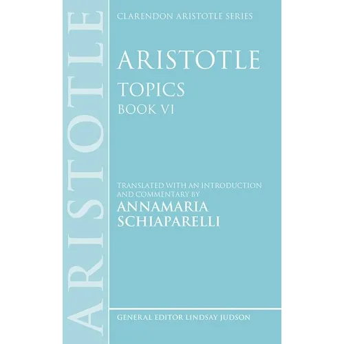 Aristotle: Topics Book VI - Paperback