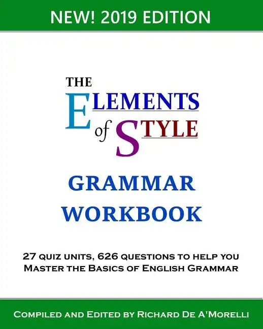 The Elements of Style: Grammar Workbook - Paperback
