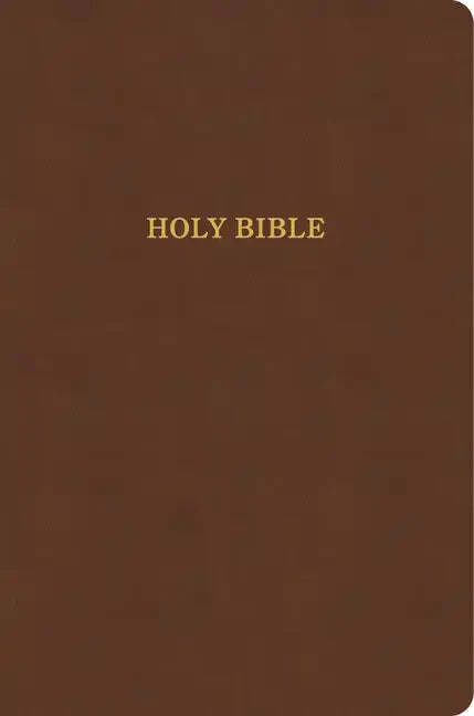 KJV Large Print Thinline Bible, Value Edition, Brown Leathertouch: Holy Bible - Imitation Leather