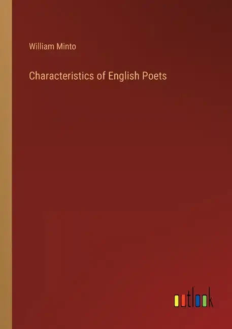 Characteristics of English Poets - Paperback