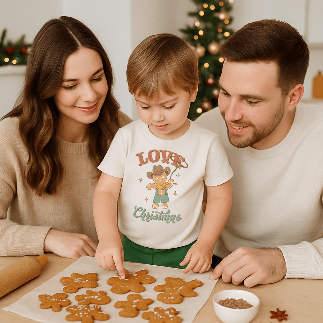 graphic tee | christmas lasso