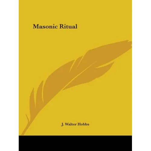 Masonic Ritual - Paperback
