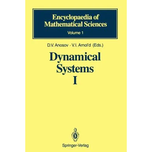 Dynamical Systems I: Ordinary Differential Equations and Smooth Dynamical Systems - Hardcover