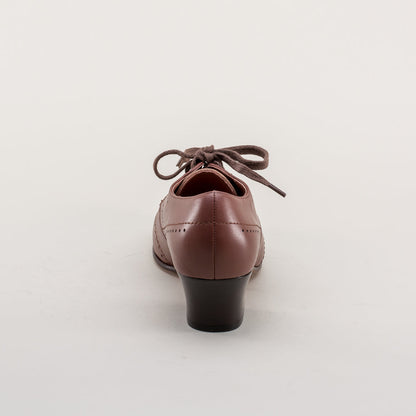 Claire 1940s Oxfords (Brown)