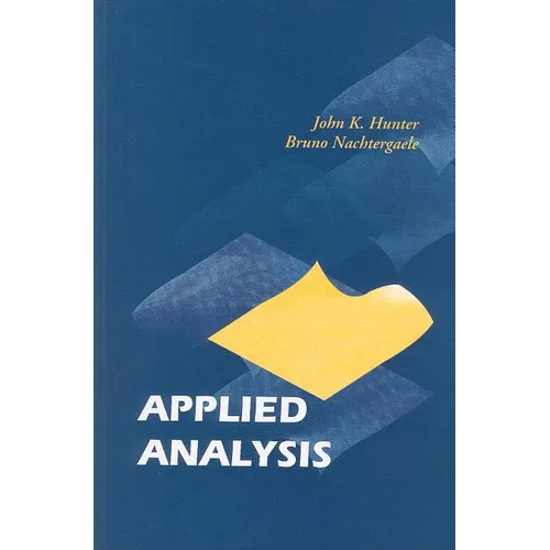 Applied Analysis - Paperback