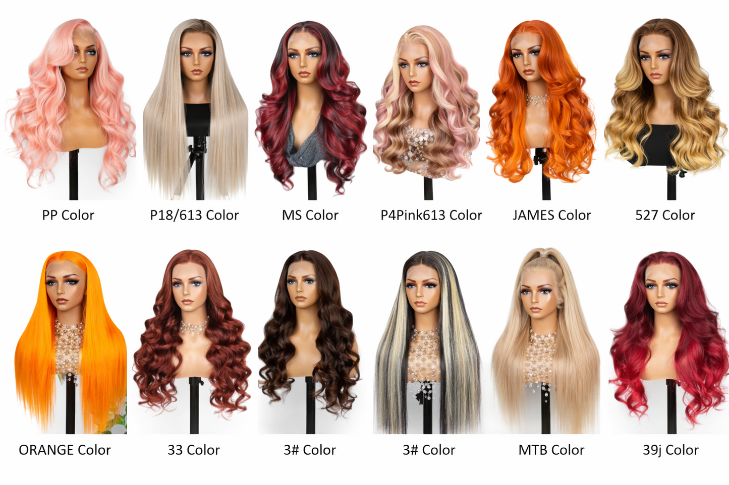Ombre Frost Brown 24' Glueless Lace Front Wig Body Wave Brazilian Human Hair