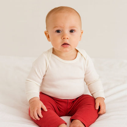 comfy pant | cherry red