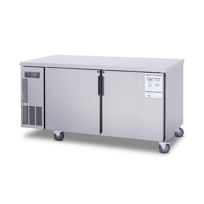Heavy-Duty Commercial Stainless Steel Undercounter Worktop Freezer (SAK47218)