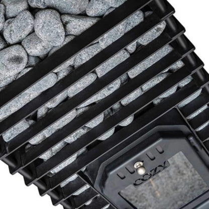 Cozy Heat Quattro Wood-Fired Sauna Stove With Sauna Stones [COZY QUATTRO] (SAK23947)