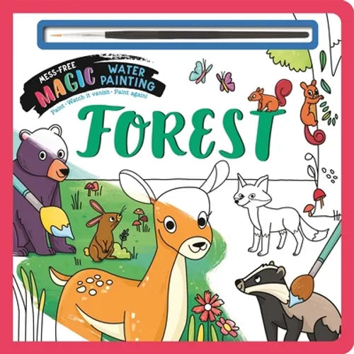 Forest: Mess-Free Magic Water Painting - Paperback