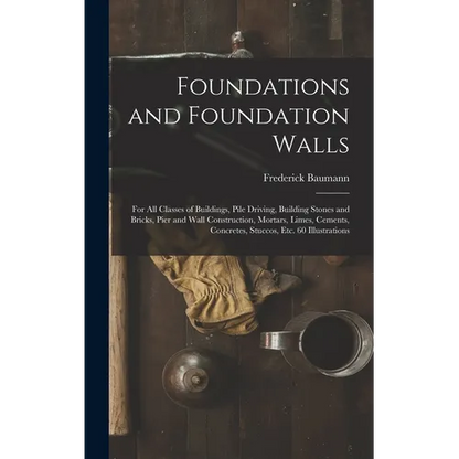 Foundations and Foundation Walls: For All Classes of Buildings, Pile Driving, Building Stones and Bricks, Pier and Wall Construction, Mortars, Limes, - Hardcover