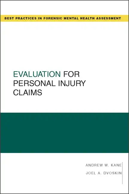 Evaluation for Personal Injury Claims - Paperback