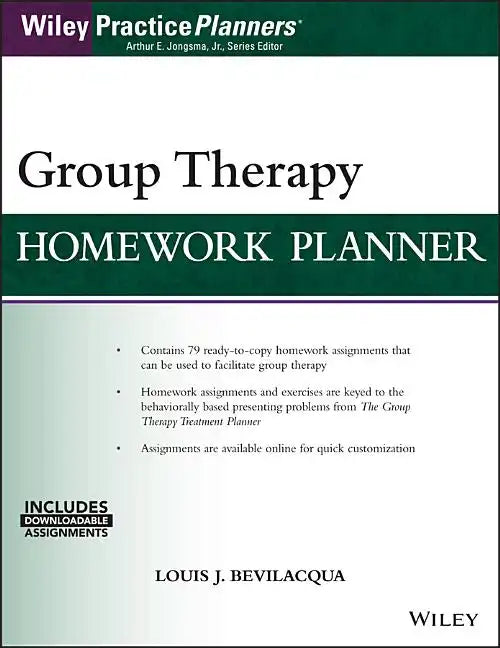 Group Therapy Homework Planner - Paperback