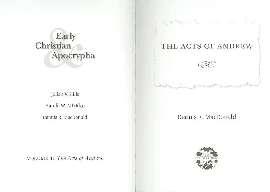 Acts of Andrew: Early Christian Apocrypha - Paperback