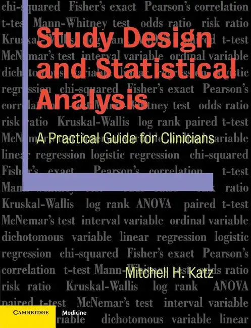 Study Design and Statistical Analysis - Paperback