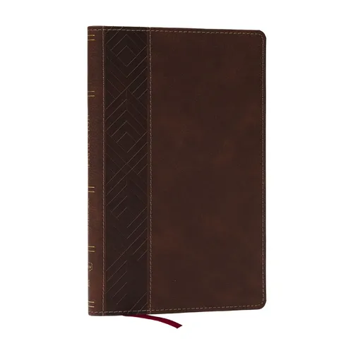 Kjv, Personal Size New Testament, Brown Leathersoft, Red Letter, Comfort Print - Imitation Leather